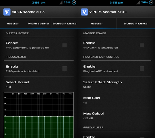 Mejorar el sonido de Android con Viper